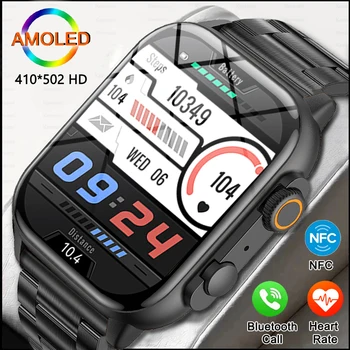 2024 Új Smartwatch Férfi Nő AMOLED HD Képernyő Bluetooth Hívás pulzusszám, Vérnyomás, Zene, Sport, Intelligens Karóra Az Android-IOS