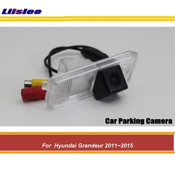 A Hyundai Grandeur 2011 2012 2013 2014 2015 Autó Visszapillantó Vissza Parkolás HD Kamera CCD RCA NTSC Automatikus Utángyártott Tartozékok