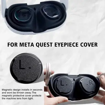 A Meta Quest3 Okulár Lencse Védő Borító Por VR Csere Lencse Anti-semmiből 3D Kap Nyomtatott Mágneses Alap T2P2