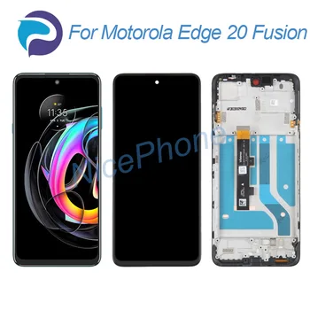 a Motorola Szélén 20 Fusion LCD Képernyő + Touch Digitalizáló Kijelző 2400*1080 Moto Szélén 20 Fusion LCD Kijelző