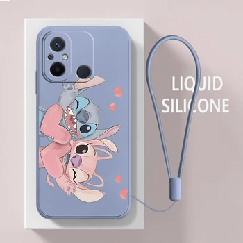 Anime Aranyos Lilo Szem A Xiaomi Redmi 12C 11 Miniszterelnök A1 10 10 9 9A 9T 9AT 8 8A 7 6 Pro 4G 5G Folyékony Kötél Telefon Esetében coque közelében Capa