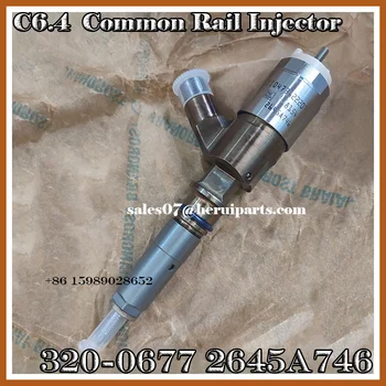 C4.4 C6.4 Motor Üzemanyag Befecskendező Common Rail Injektor 320-0677 2645A746 A Hernyó 320D 323D 324D 312D 3200677