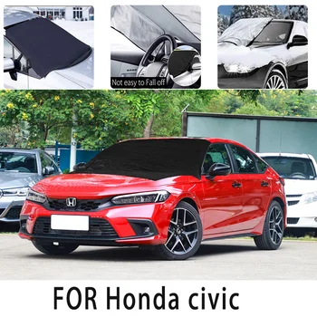 Carsnow burkolat elülső coverfor Honda civic snowprotection hőszigetelés árnyékban Fényvédő szél, Fagy megelőzés, autó tartozékok