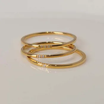 Cirkon jegygyűrűt a Nők, Gyönyörű Strasszos Gyűrű Luxus Eljegyzési, Esküvői Ékszer Divat Fél Barátnője Ajándékok 2023