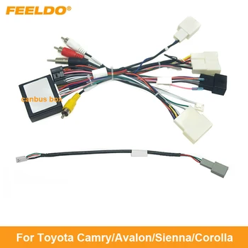 FEELDO Car Audio Android 16Pin Vezeték Kábel Adapter Canbus Toyota Camry(2018+)/Avalon(2019+)/Sienna(18-20)/Corolla(2020