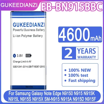 GUKEEDIANZI EB-BN915BBC 4600mAh Akkumulátor Samsung Galaxy Note él N9150 N915 N915F/D/A/T N915K Batteria