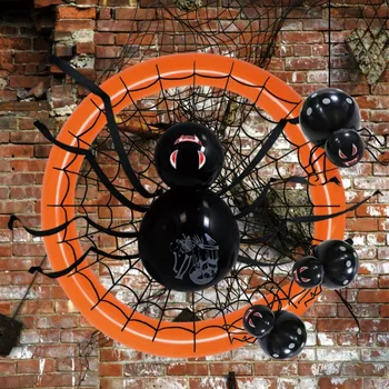 Halloween Dekoráció Léggömb Pók Fél Ellátás Pók Léggömb Szellem A Házban Bár Elrendezés