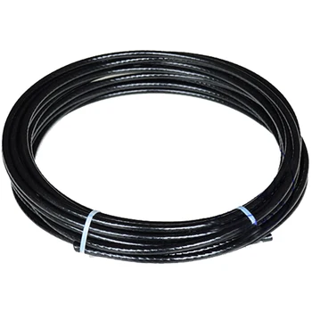 HQ BC01 Fekete PVC Műanyag Bevonat 0.38-10MM Átmérőjű Rozsdamentes Acél 304 Core drótkötél Kábel