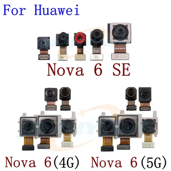 Hátsó Kamera A Huawei Nova 6 Nova6 SE 4G 5G Eredeti Vissza, Fő Ultrawide Mélység Makró Kamera Modul Alkatrészek