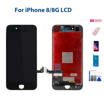 Incell LCD Kijelző az iPhone 8 érintőképernyő Digitalizáló Szerelvény Csere iPHONE A1863 A1905 Fekete-Fehér Pantalla