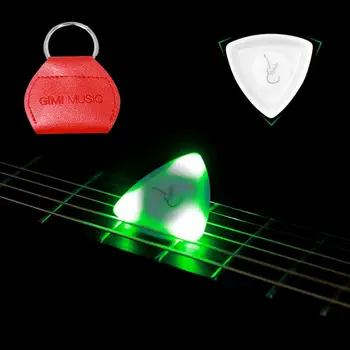 LED Izzó pengetőt Szakmai pengetőt Automatikus Világítás pengetőt Akusztikus Gitár, Elektromos Gitár, Basszusgitár Ukulele
