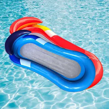 Medence Úszó Felfújható Összecsukható PVC Karfa Fekvőfotel Függőágy Medence Naplopó Úszás Fél