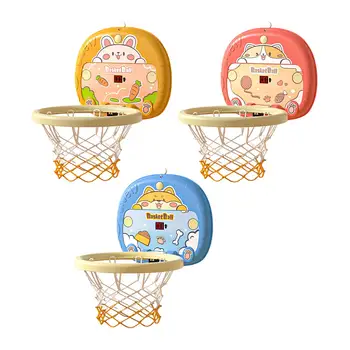 Mini Kosárlabda Karika Készlet Rajzfilm Sport Játék Korai Oktatás Tökös Kosárlabda Cél Montessori Játékok Hivatal Gyerekek Ajándékokat