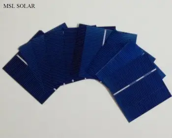 Napelem 52mmx52mm 0.43 W 0,5 V Kiváló Minőségű Sejtek DIY solar panel Akkumulátor töltő 50pcs/Sok. Aprólékos munkával vágott Napelem