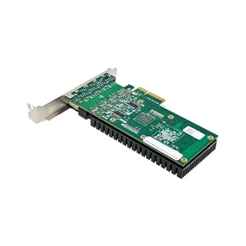PCI-E X4 4 Gigabit Port Szerver, Hálózati Kiszolgáló NIC I210-T4 RJ45 Ethernet NIC Ipari Kamera Vision Hálózat