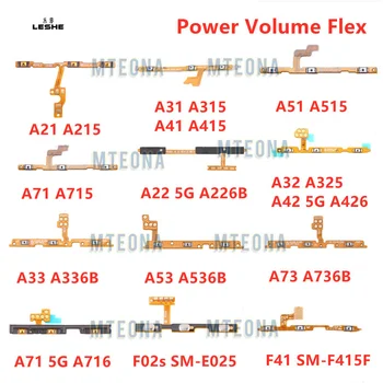 Power On / Off Kapcsoló Gomb Hangerő Gomb Gomb Flex Kábel Samsung A21 A31 A41 a51-es A71 5G A22 A32 A42 A33 A53 A73