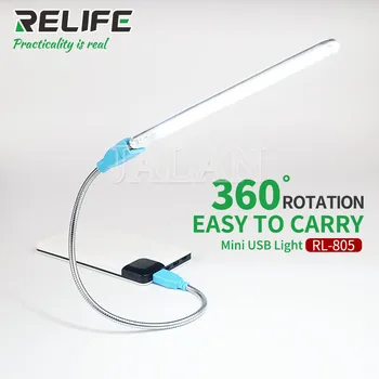 RELIFE RL-805 Mini USB LED Lámpa Mobil Telefon Világítás Fény Javítás