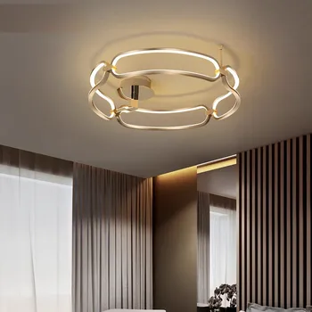 Schuller Colette Mennyezeti Lámpa luxus Alumínium króm világítás Nappali Északi Hálószoba, étkező, konyha sziget világítás