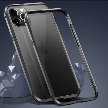Ultra Slim Ütésálló Ötvözet Fém Keret Fedezi Az iPhone 14 Pro Max 13 12 Anti-Csepp Nehéz Alumínium Páncél Lökhárító Ügy