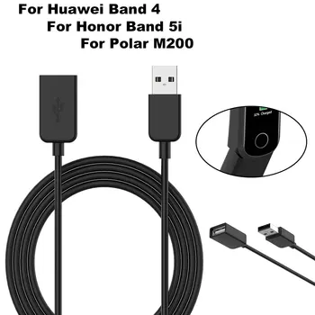 USB Töltő Kábel Polar M200 Intelligens Karóra 1M töltőkábellel Adat Kábel Huawei Zenekar 4 band4 Honor Zenekar 5i Gyors Töltés