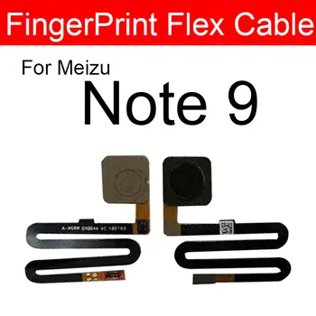 Vissza a Home Gombot, Ujjlenyomat-Flex Kábel Meizu Megjegyzés 9 Note9 M923Q Érzékelő Touch ID Ujjlenyomat-Flex Szalag Csere Alkatrészek